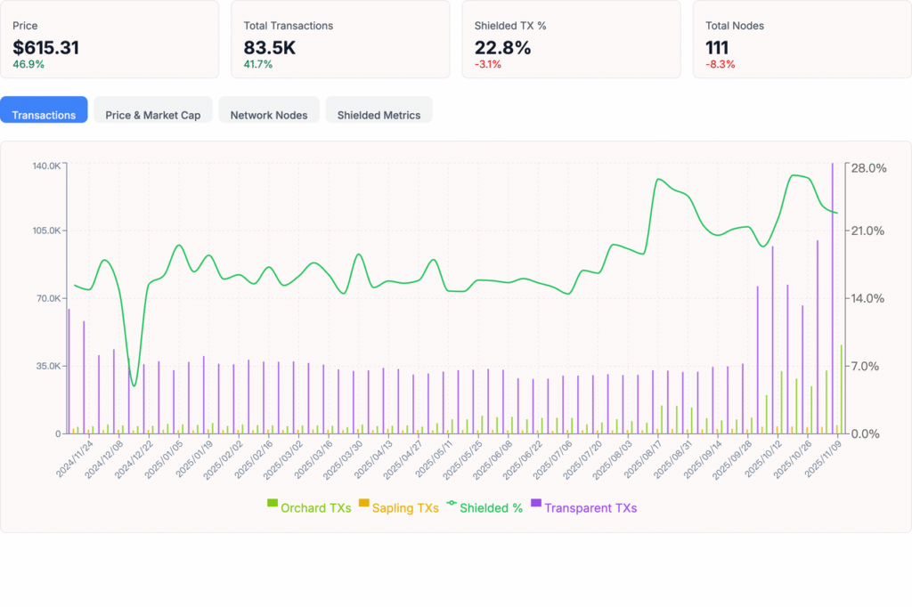 zechub-Zcash Hidden Pool Transaction Data