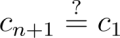 Finally, verify whether the ring closes, i.e., check if the following equation holds