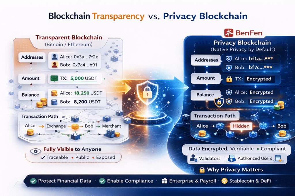 Blockchain Transparency vs. Blockchain Privacy