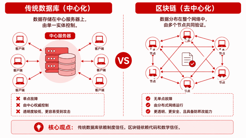 区块链 vs 传统数据库