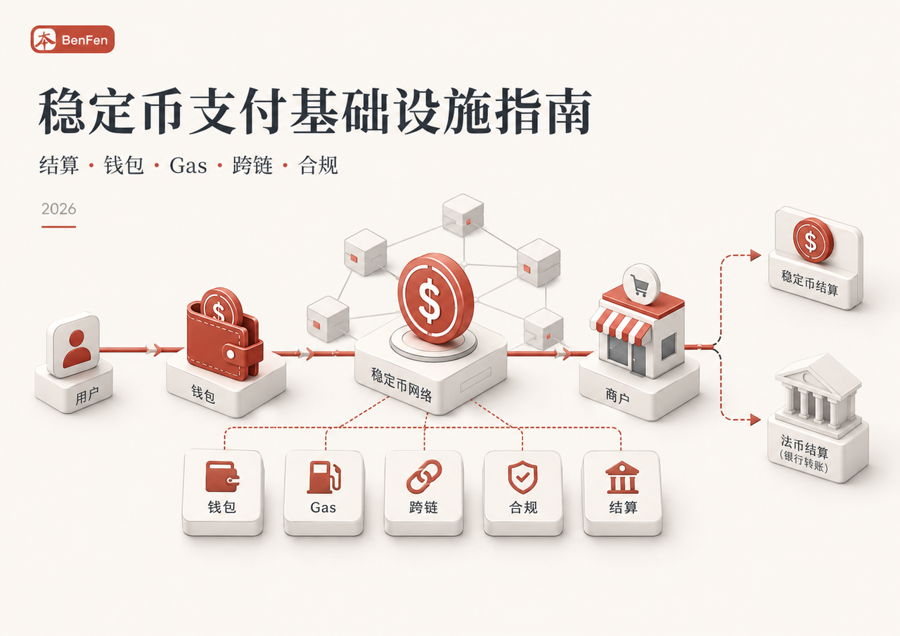 稳定币支付基础设施指南：结算、钱包与合规如何运作？（2026）