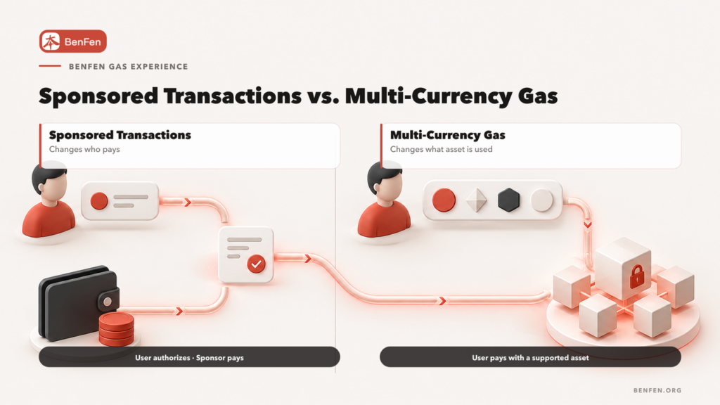 Sponsored Transactions vs. Multi-Currency Gas Payments