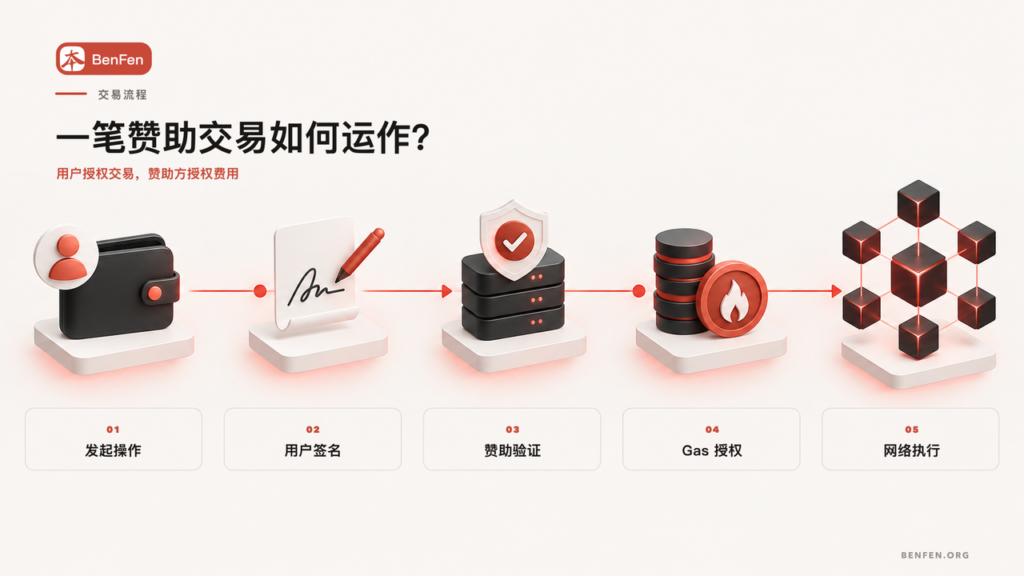 一笔赞助交易如何运作？
